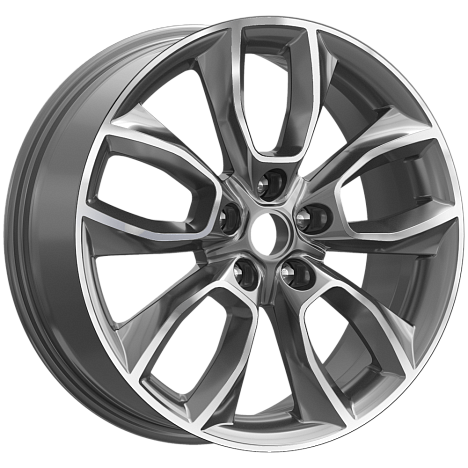 Premium Series KP001(18_ASX) Diamond Gloss Graphite 5*114,3 7xR18 ET46 DIA67.1 (KP001)