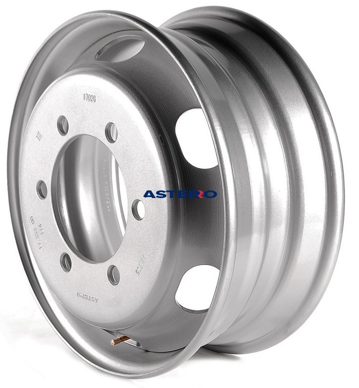 Asterro 1711D Silver 6*205 6.75xR17.5 ET122 DIA161