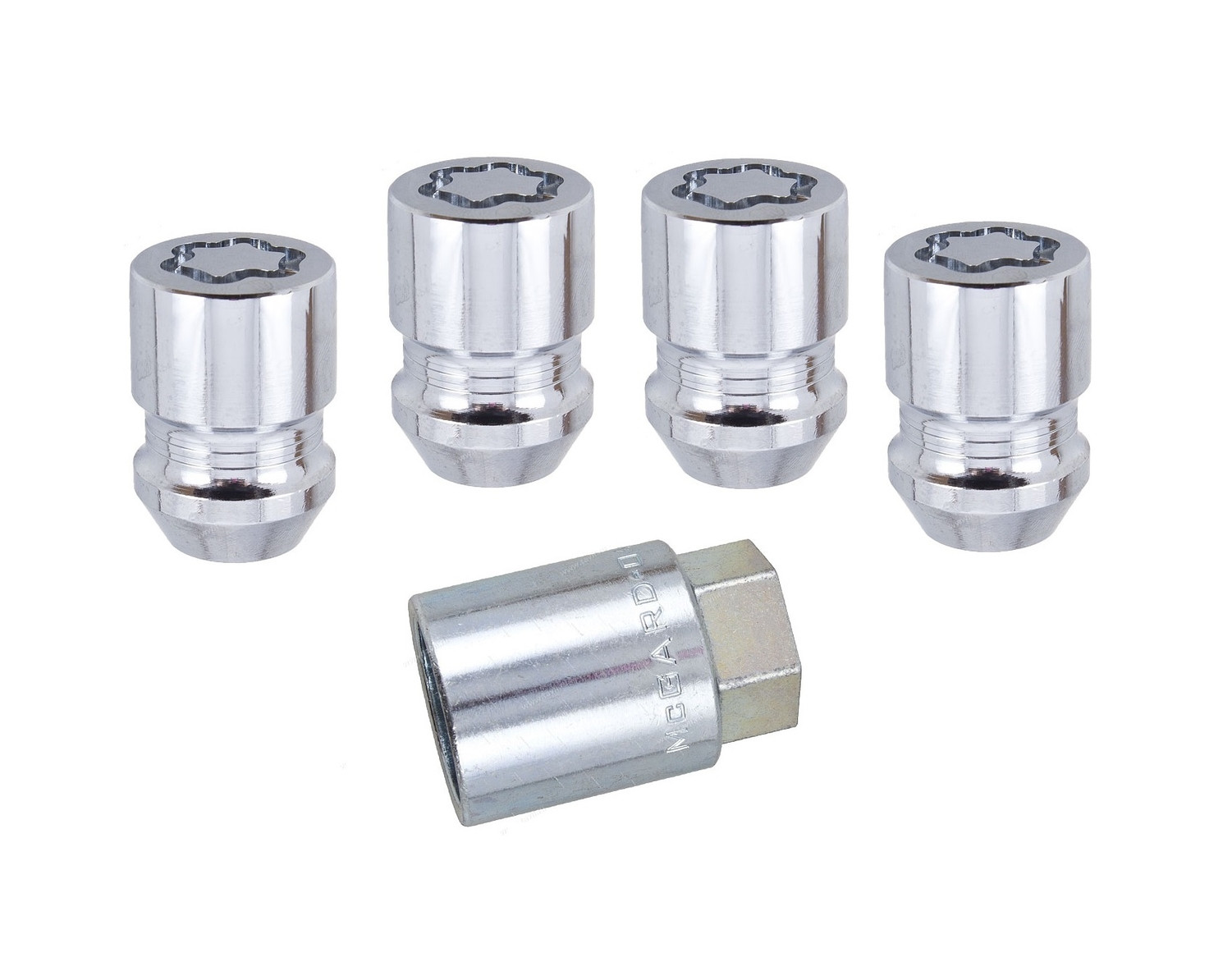 Гайка McGard секрет M12x1,5x32,5x32,5x21 конус Chrome 24195 SU